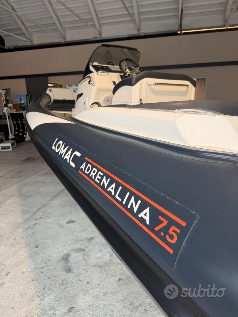 Gommone Lomac Adrenalina 7.5 e motoreYamaha F300